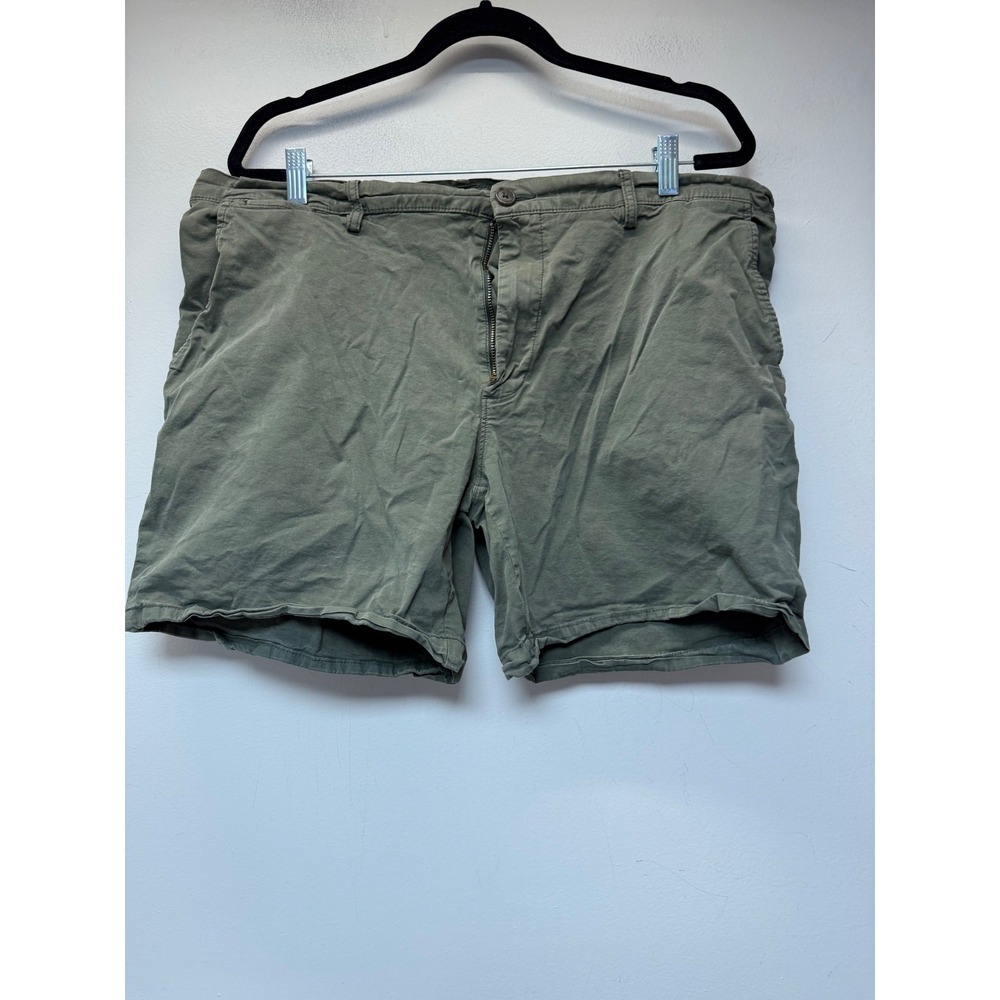 Goodthreads Chino Shorts Mens 40 Olive Green Excellent Cotton Blend Casual 5in